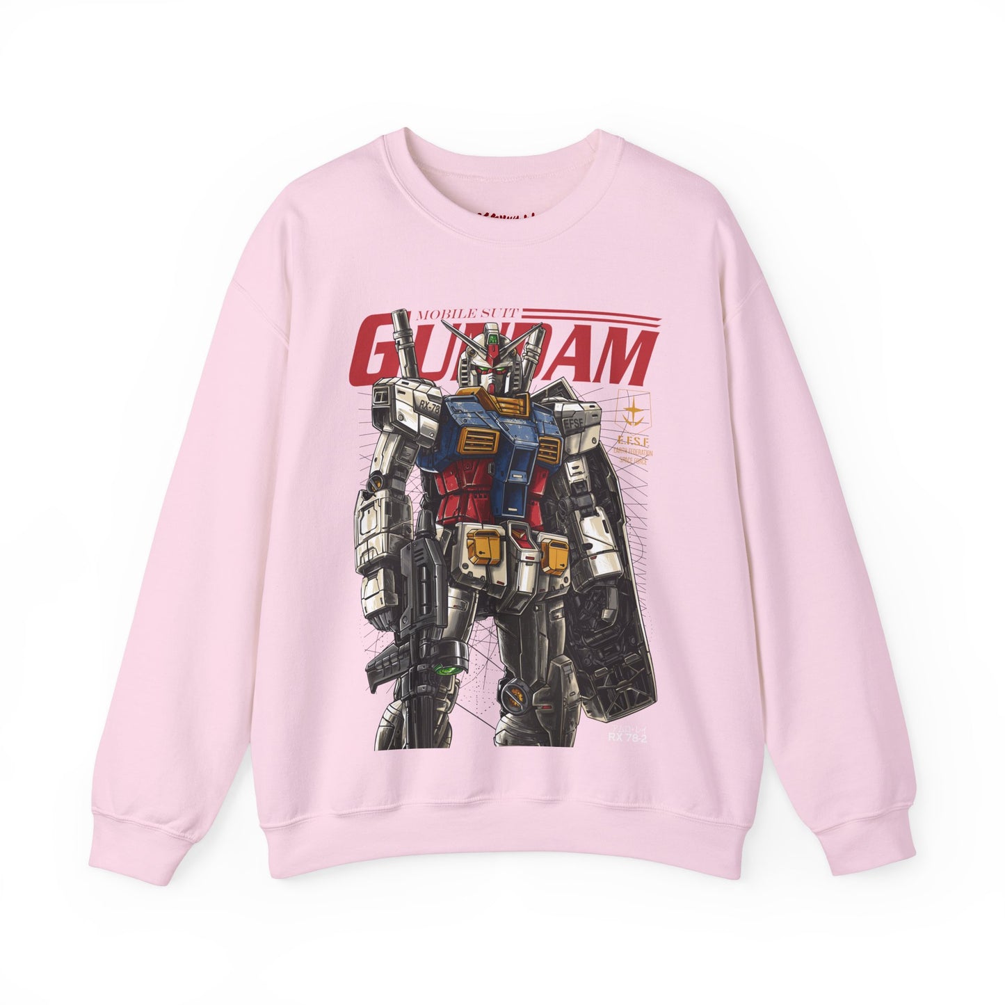 GUNDAM MOBILE SUIT RX 78-2 READY CREWNECK SWEATSHIRT