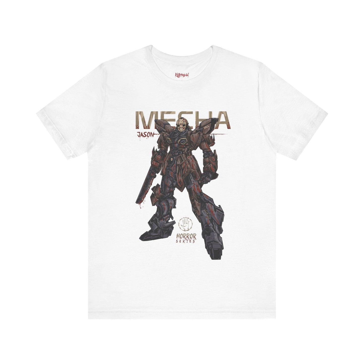 Gundam Mecha Robot anime Gunpla tshirt design boot by Katchmenaw collab with Princess Kimiko