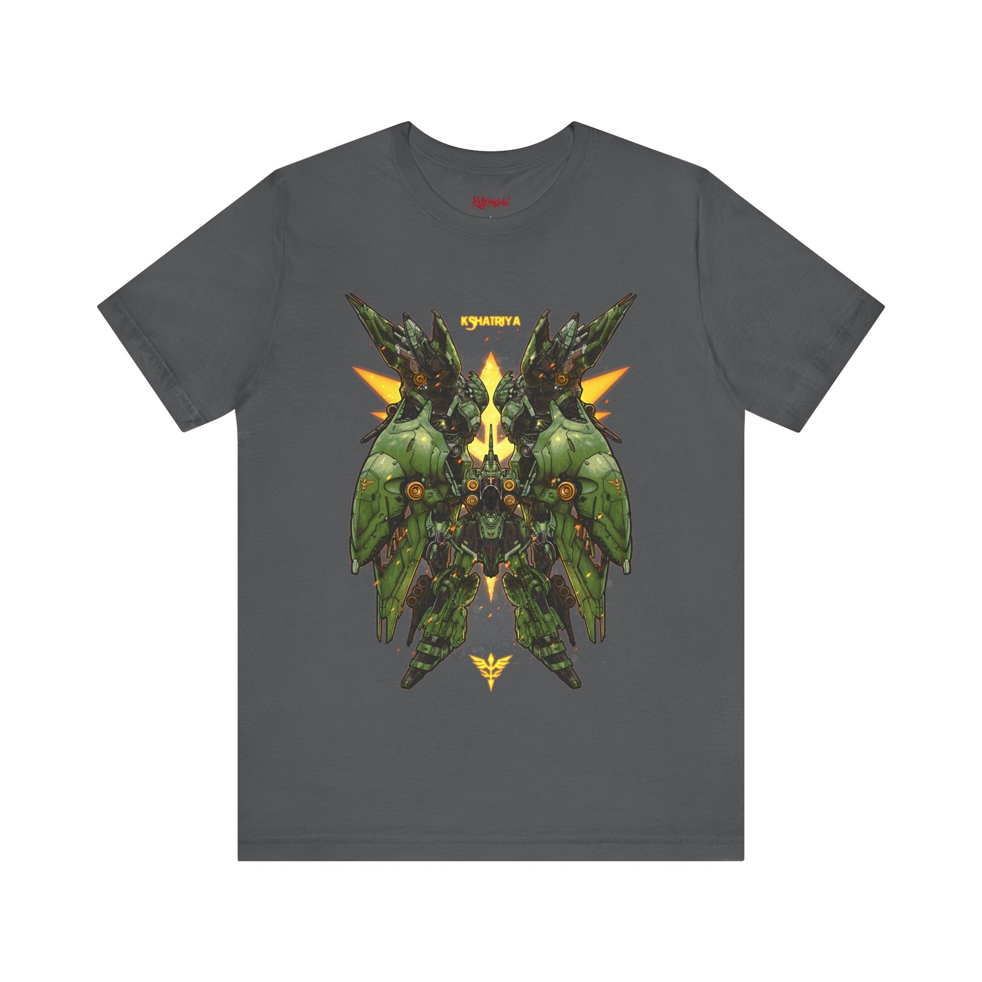 Gundam Mecha Robot anime Gunpla tshirt design boot by Katchmenaw collab with Princess Kimiko