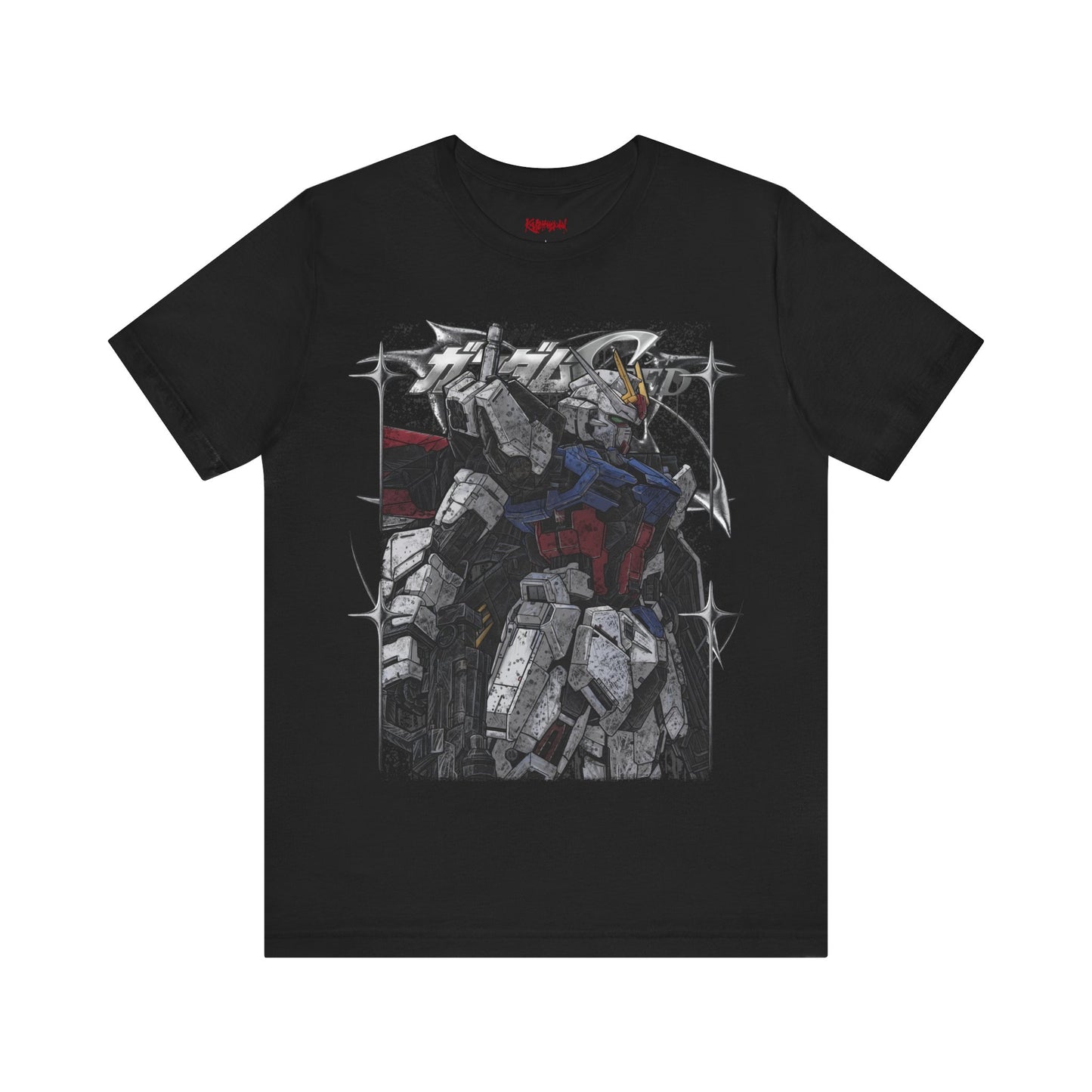 Gundam Mecha Robot anime Gunpla tshirt design boot by Katchmenaw collab with Princess Kimiko