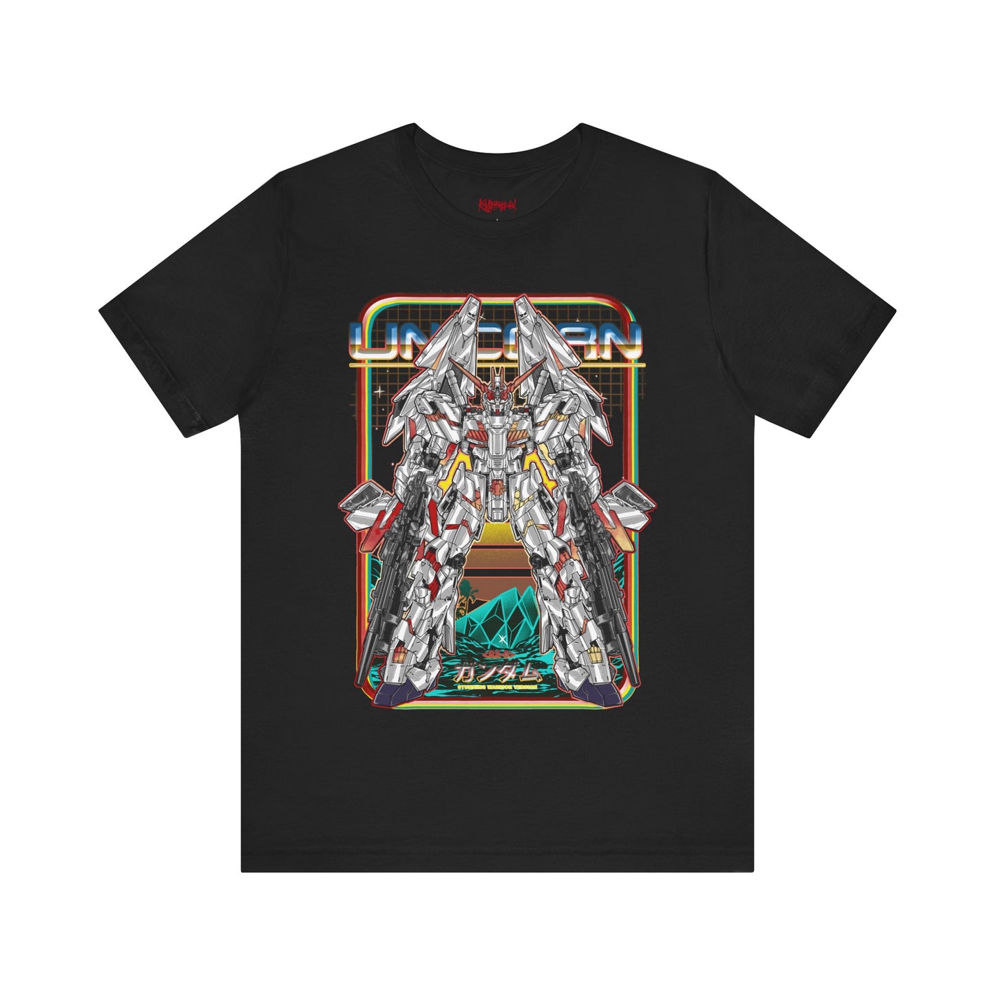 Gundam Mecha Robot anime Gunpla tshirt design boot by Katchmenaw collab with Princess Kimiko