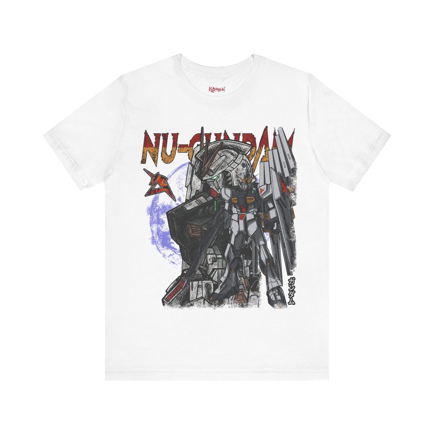 Gundam Mecha Robot anime Gunpla tshirt design boot by Katchmenaw collab with Princess Kimiko