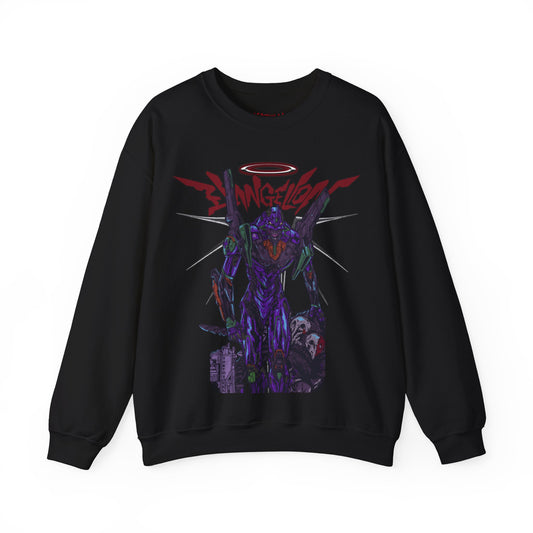 MOBILE SUIT GUNDAM NIGHT EVANGELION CREWNECK SWEATSHIRT