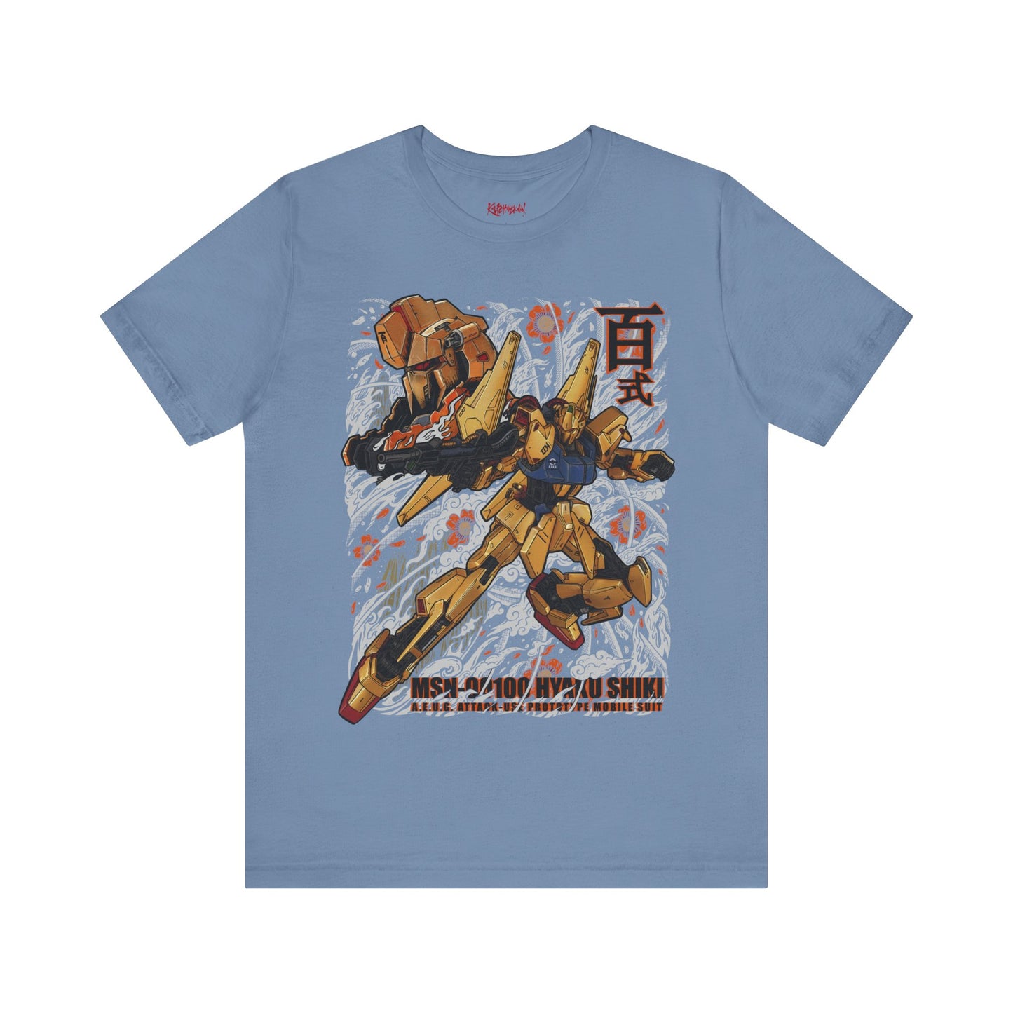 Gundam Mecha Robot anime Gunpla tshirt design boot by Katchmenaw collab with Princess Kimiko