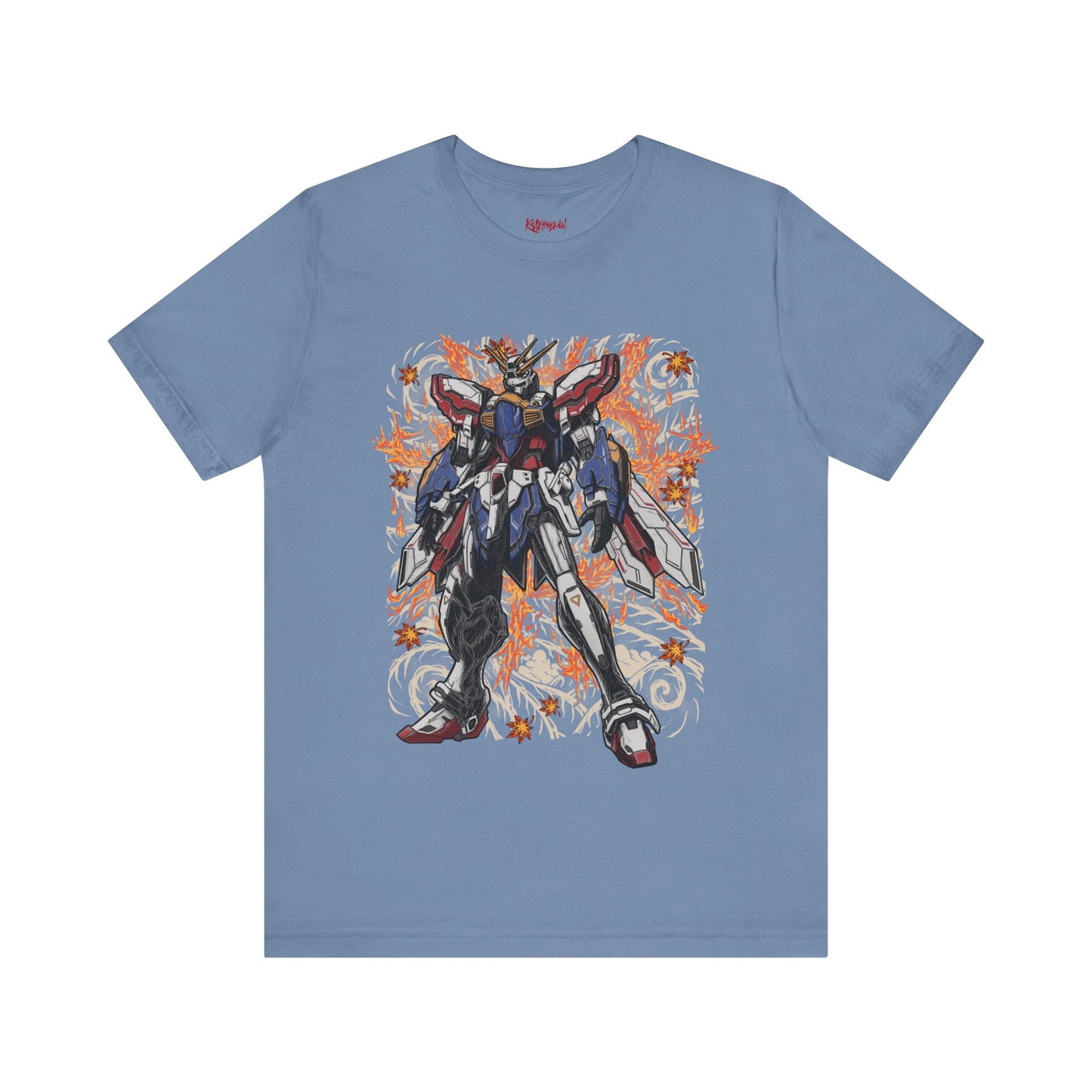 Gundam Mecha Robot anime Gunpla tshirt design boot by Katchmenaw collab with Princess Kimiko