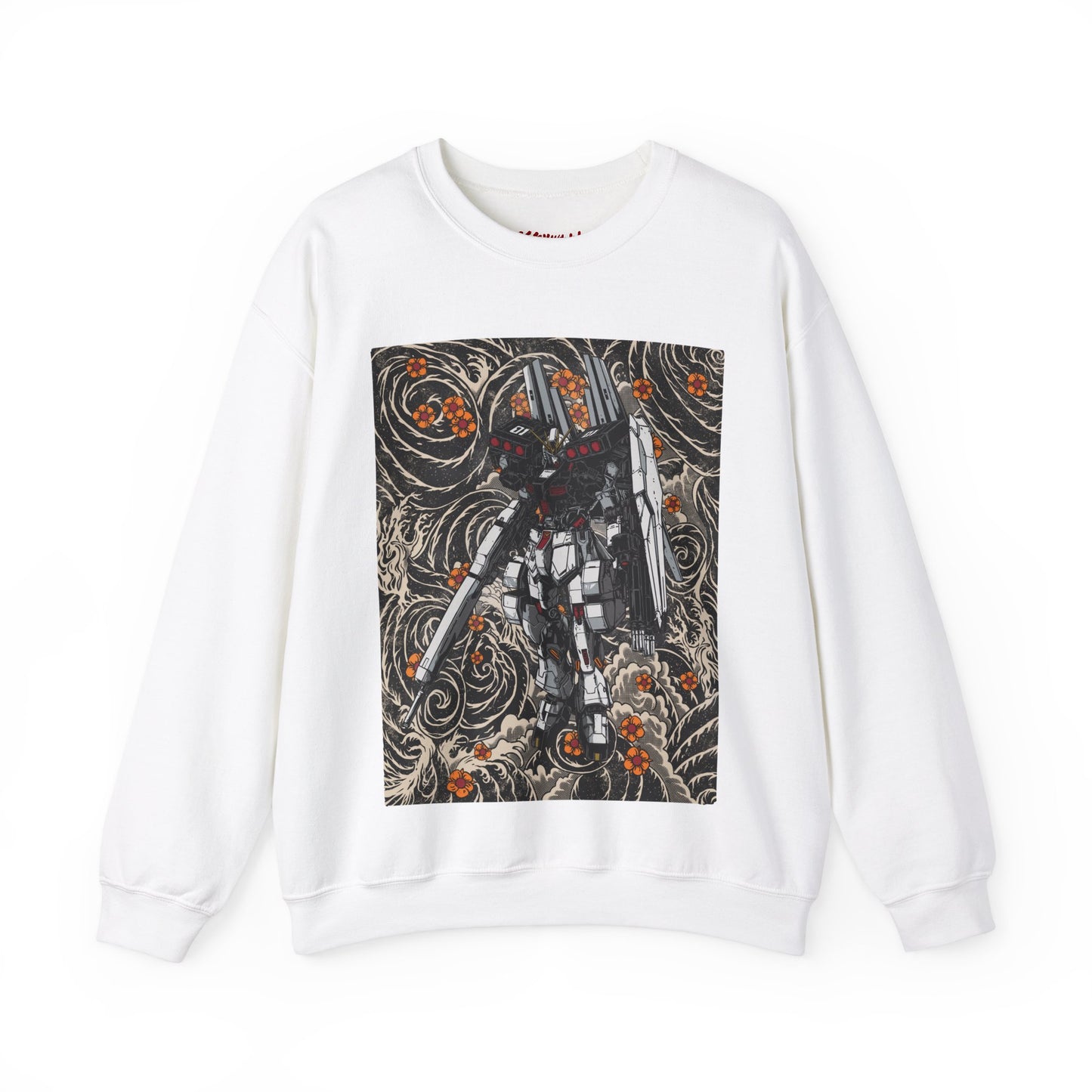 Gundam Mecha Robot anime Gunpla sweatshirt design boot by Katchmenaw collab with Princess Kimiko