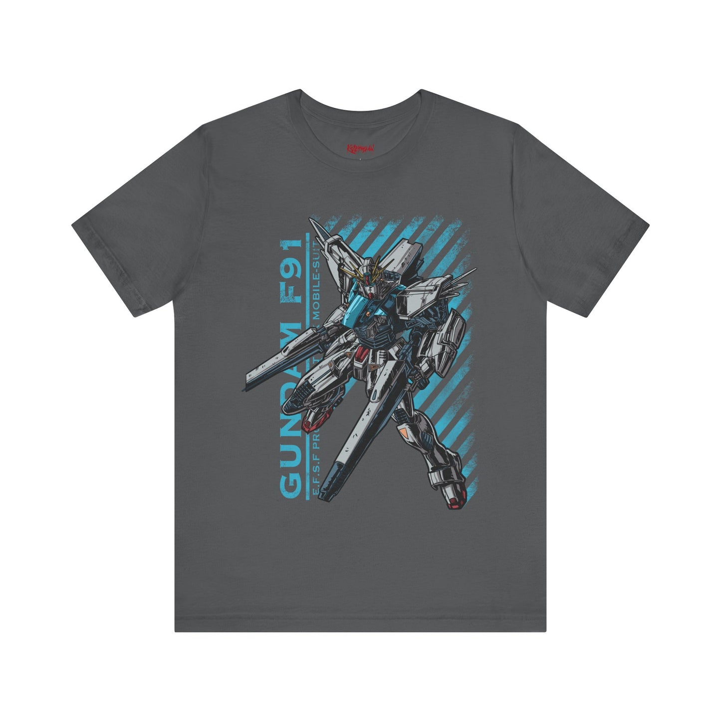 Gundam Mecha Robot anime Gunpla tshirt design boot by Katchmenaw collab with Princess Kimiko