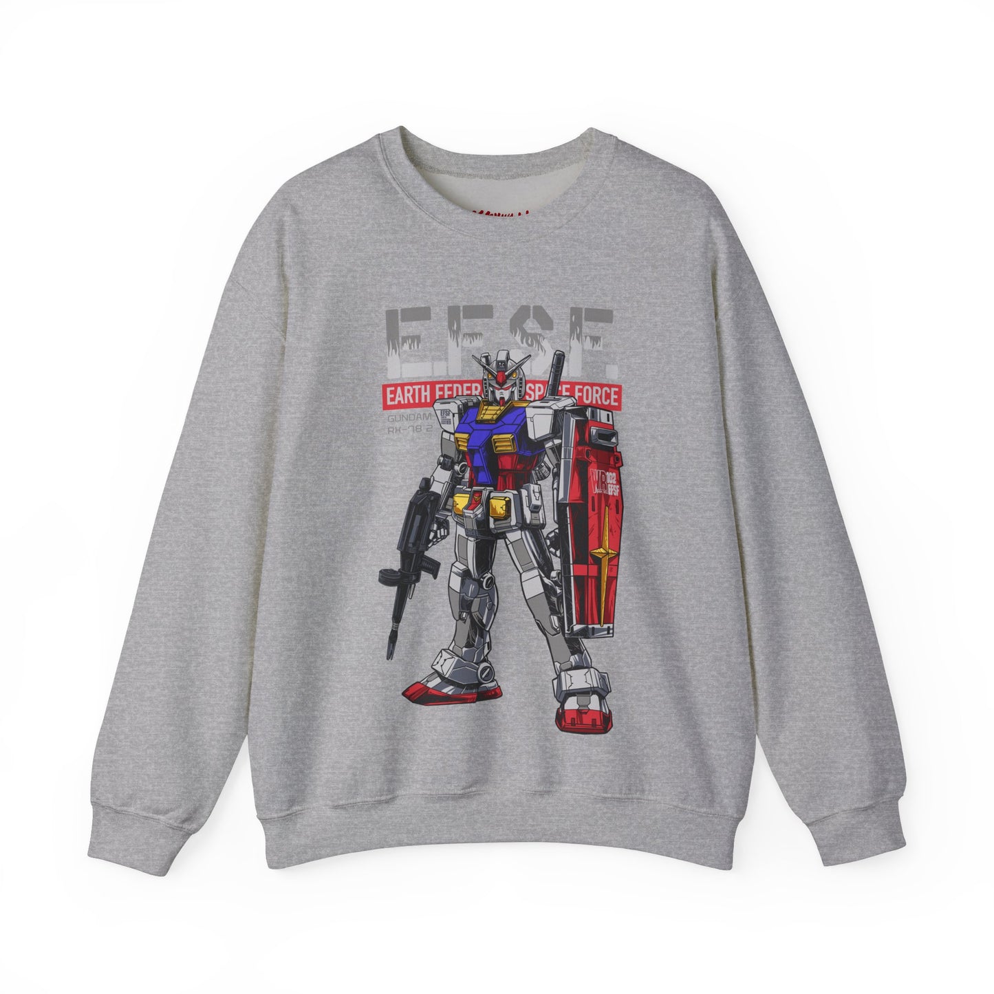 GUNDAM MOBILE SUIT EFSF RX 78-2 CREWNECK SWEATSHIRT