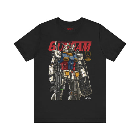 Gundam Mecha Robot anime Gunpla tshirt design boot by Katchmenaw collab with Princess Kimiko