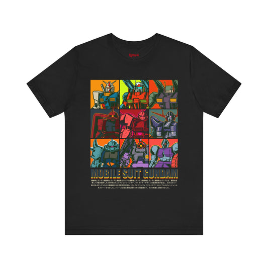 Gundam Mecha Robot anime Gunpla tshirt design boot by Katchmenaw collab with Princess Kimiko