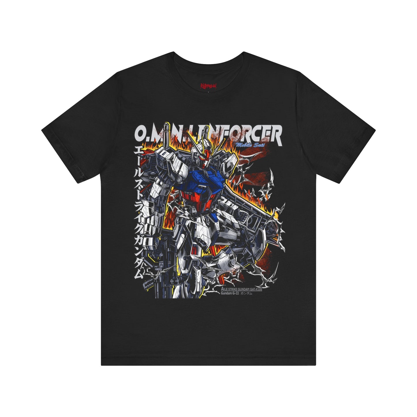 Gundam Mecha Robot anime Gunpla tshirt design boot by Katchmenaw collab with Princess Kimiko