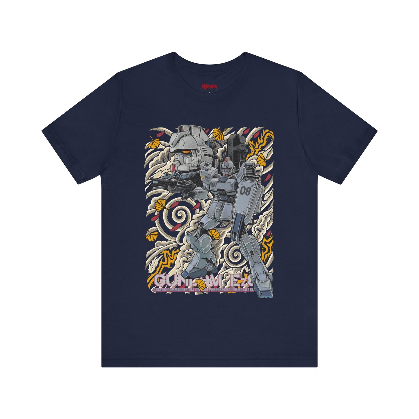 Gundam Mecha Robot anime Gunpla tshirt design boot by Katchmenaw collab with Princess Kimiko