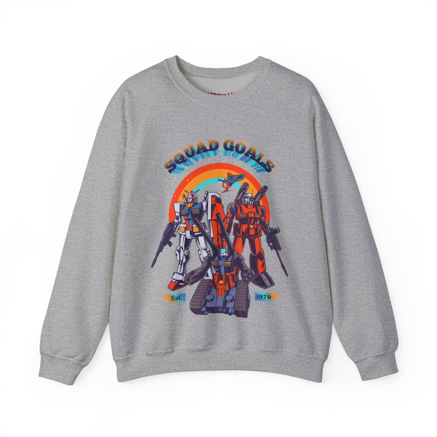 GUNDAM MOBILE SUIT SQUADRON CREWNECK SWEATSHIRT