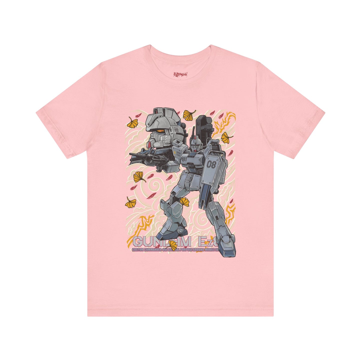 Gundam Mecha Robot anime Gunpla tshirt design boot by Katchmenaw collab with Princess Kimiko