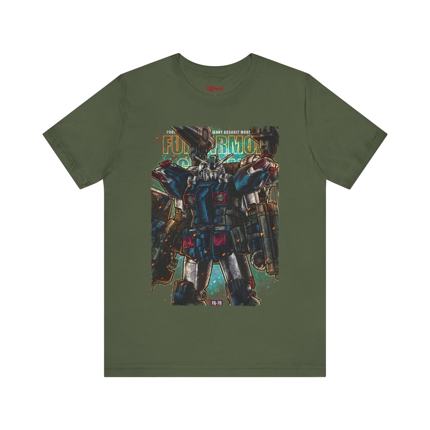 Gundam Mecha Robot anime Gunpla tshirt design boot by Katchmenaw collab with Princess Kimiko