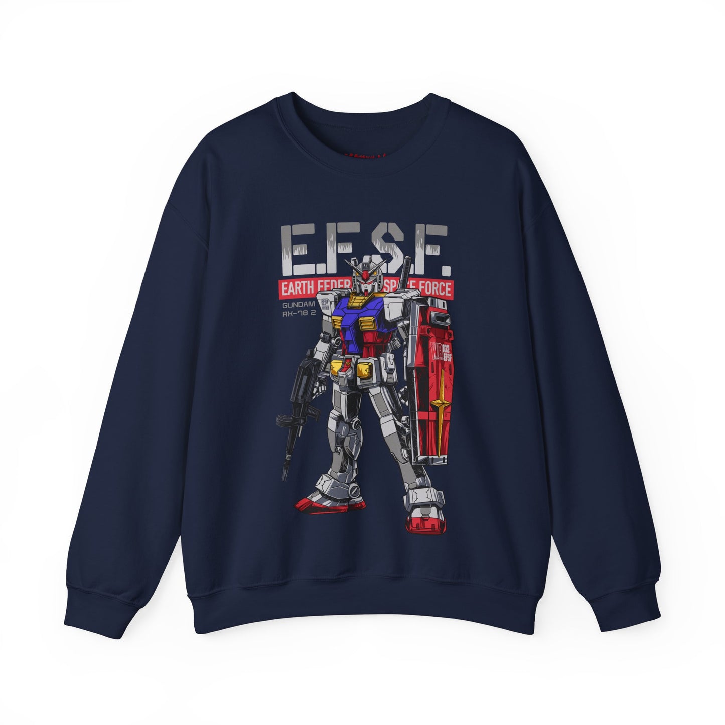 GUNDAM MOBILE SUIT EFSF RX 78-2 CREWNECK SWEATSHIRT