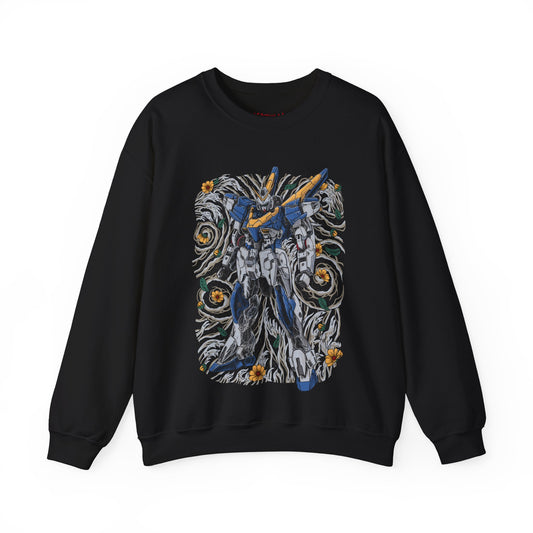 Gundam Mecha Robot anime Gunpla sweatshirt design boot by Katchmenaw collab with Princess Kimiko