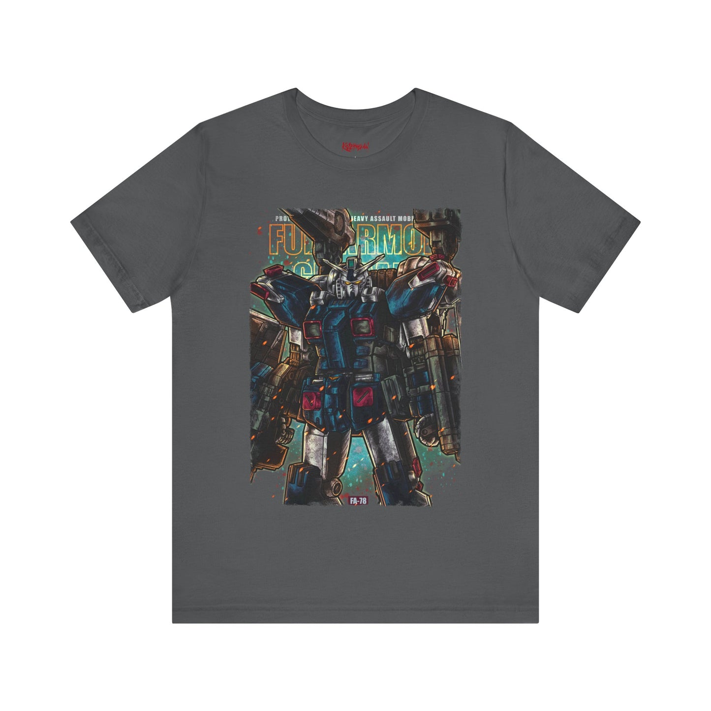 Gundam Mecha Robot anime Gunpla tshirt design boot by Katchmenaw collab with Princess Kimiko