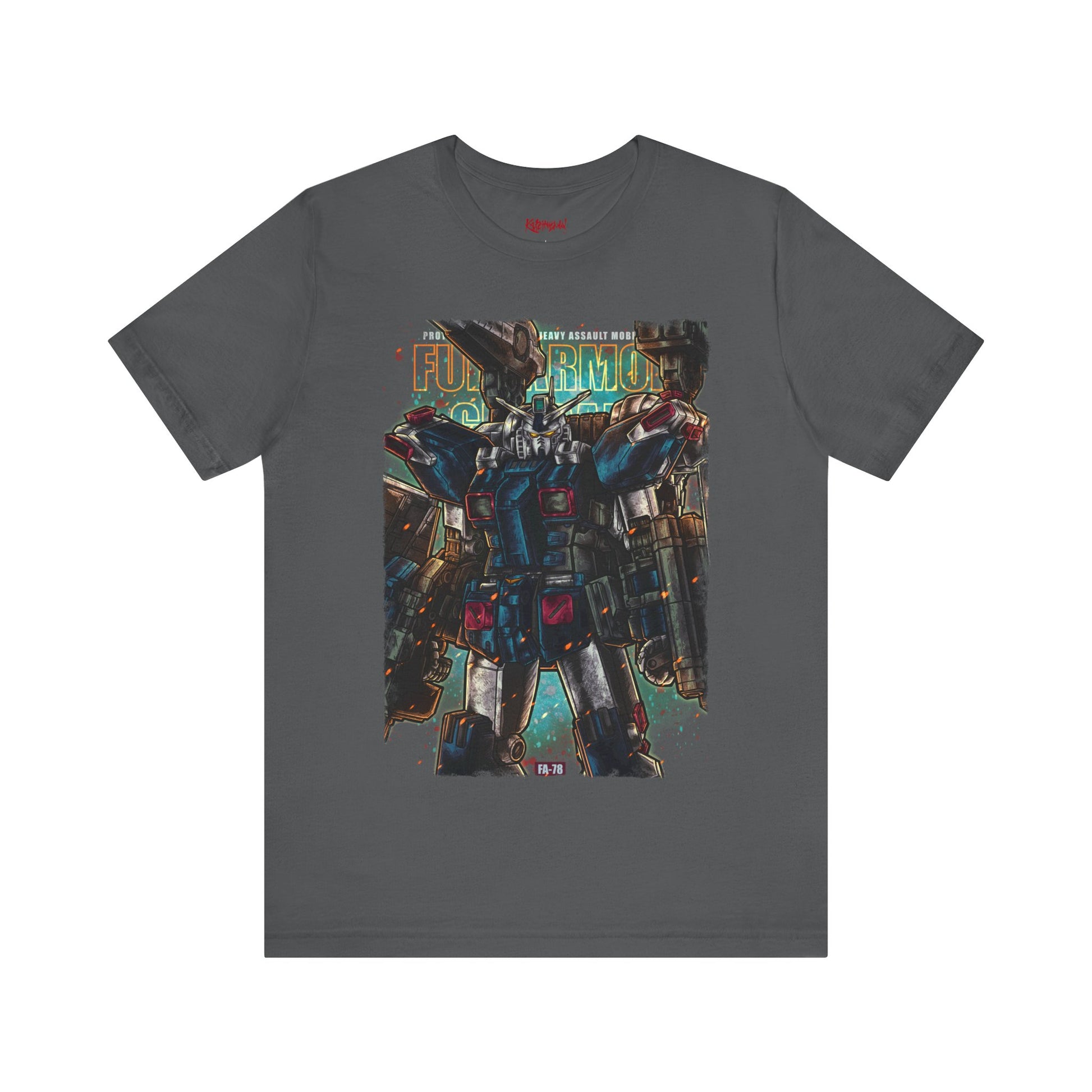 Gundam Mecha Robot anime Gunpla tshirt design boot by Katchmenaw collab with Princess Kimiko