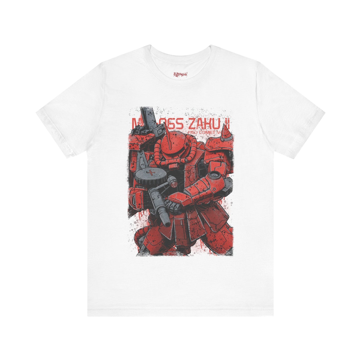 Gundam Mecha Robot anime Gunpla tshirt design boot by Katchmenaw collab with Princess Kimiko