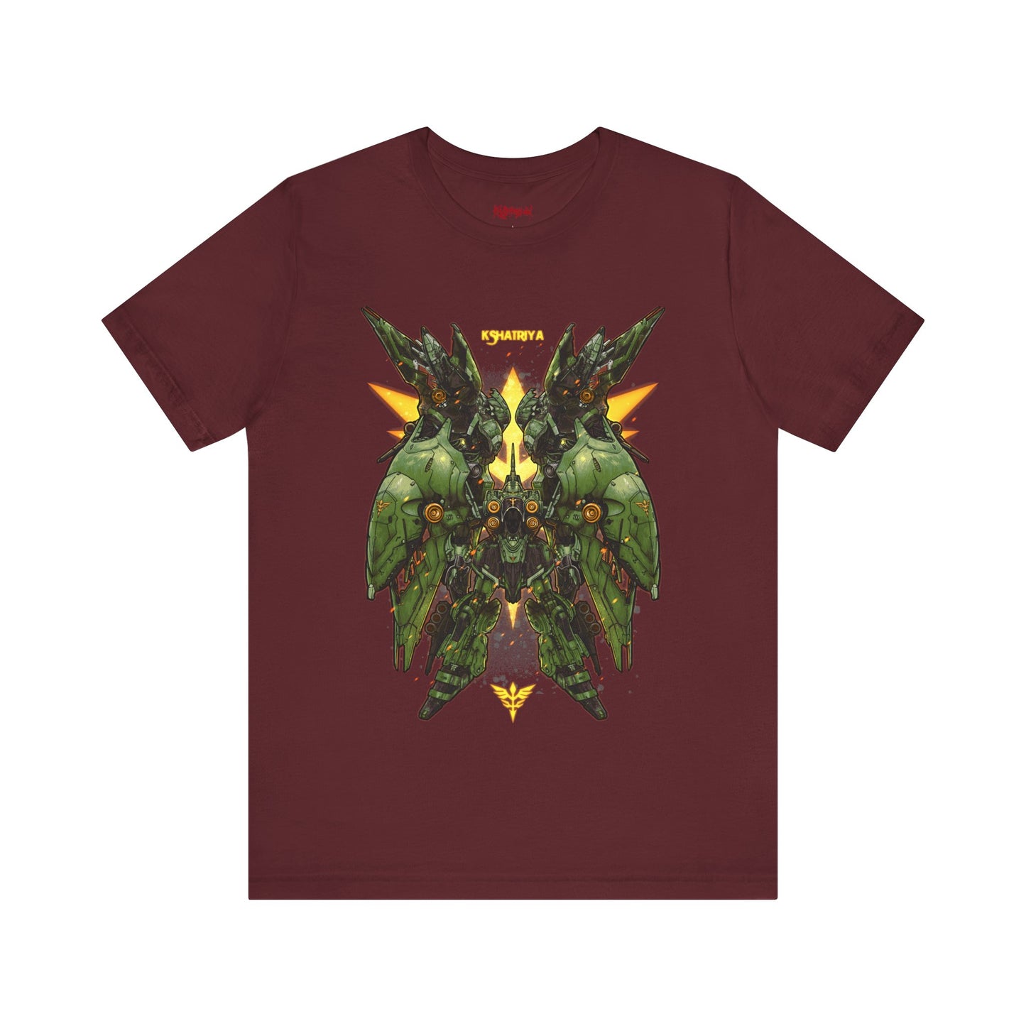 Gundam Mecha Robot anime Gunpla tshirt design boot by Katchmenaw collab with Princess Kimiko