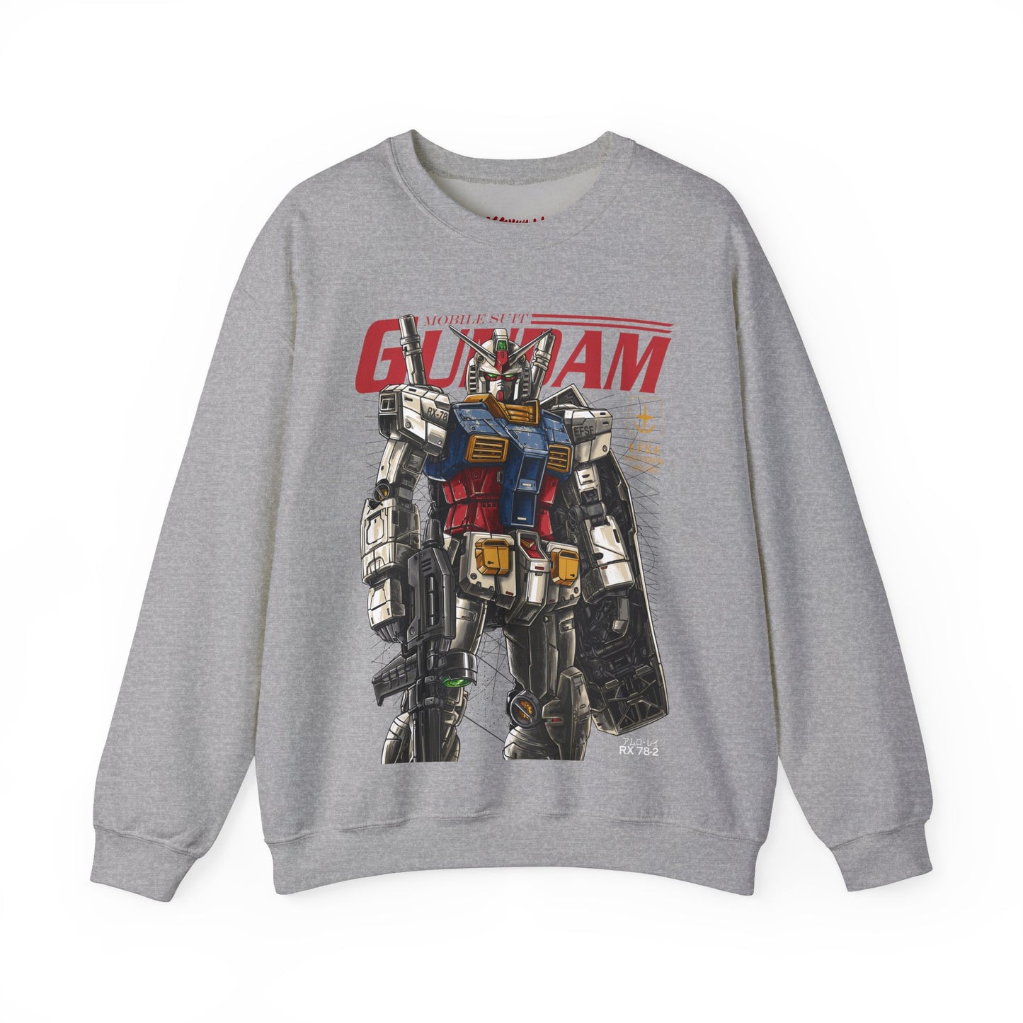 GUNDAM MOBILE SUIT RX 78-2 READY CREWNECK SWEATSHIRT