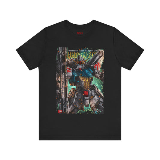 Gundam Mecha Robot anime Gunpla tshirt design boot by Katchmenaw collab with Princess Kimiko