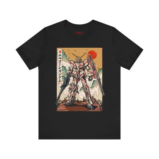 Gundam Mecha Robot anime Gunpla tshirt design boot by Katchmenaw collab with Princess Kimiko