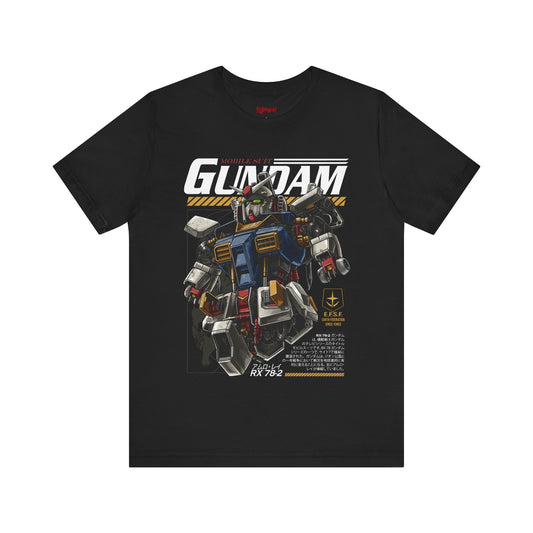 Gundam Mecha Robot anime Gunpla tshirt design boot by Katchmenaw collab with Princess Kimiko