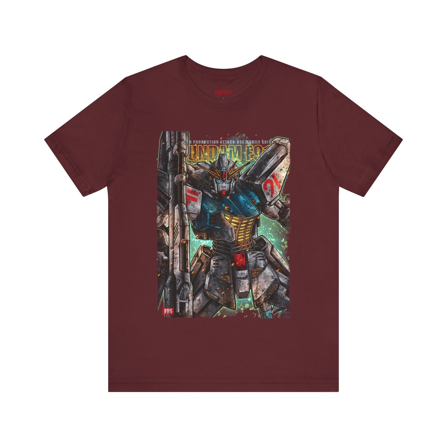 Gundam Mecha Robot anime Gunpla tshirt design boot by Katchmenaw collab with Princess Kimiko