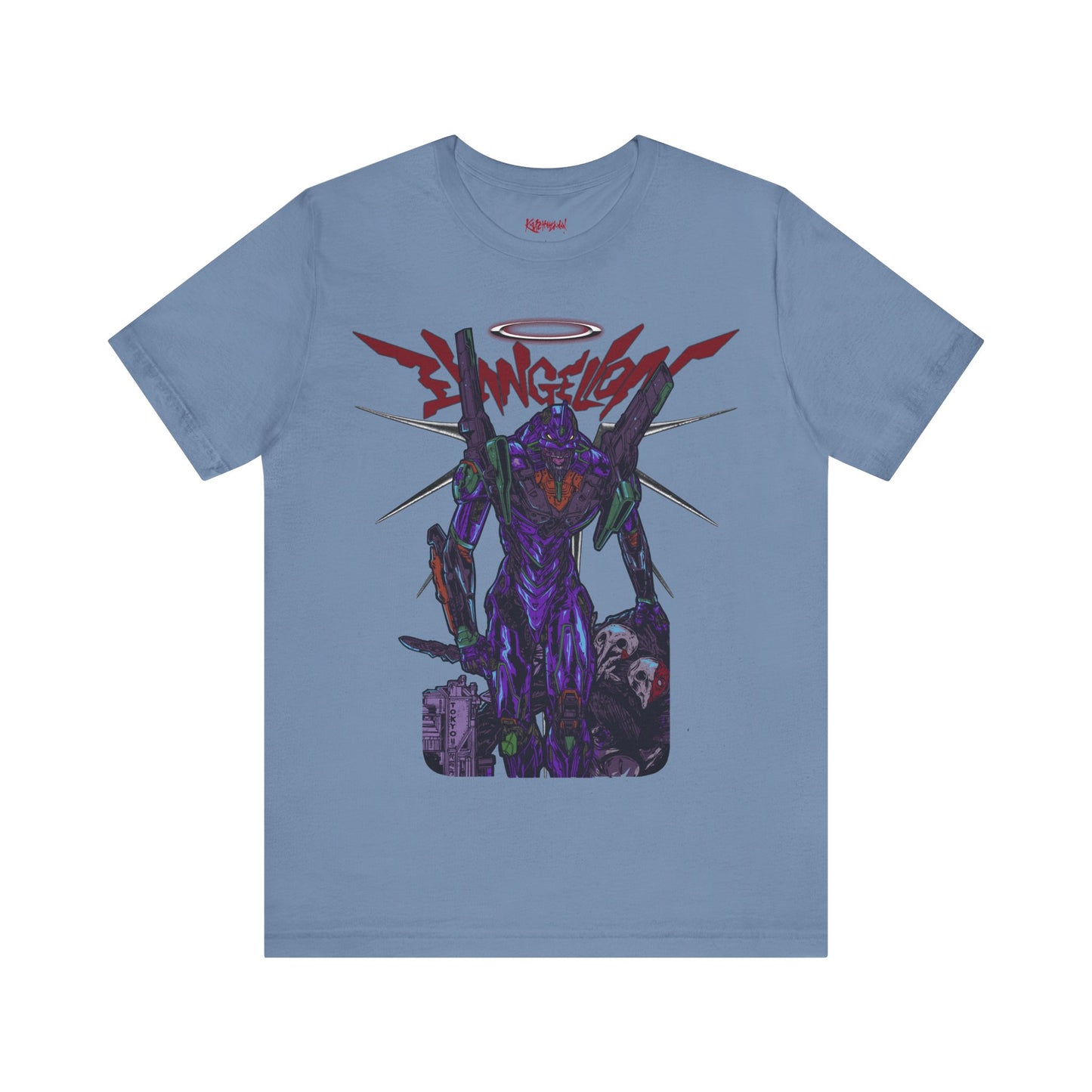 Gundam Mecha Robot anime Gunpla tshirt design boot by Katchmenaw collab with Princess Kimiko