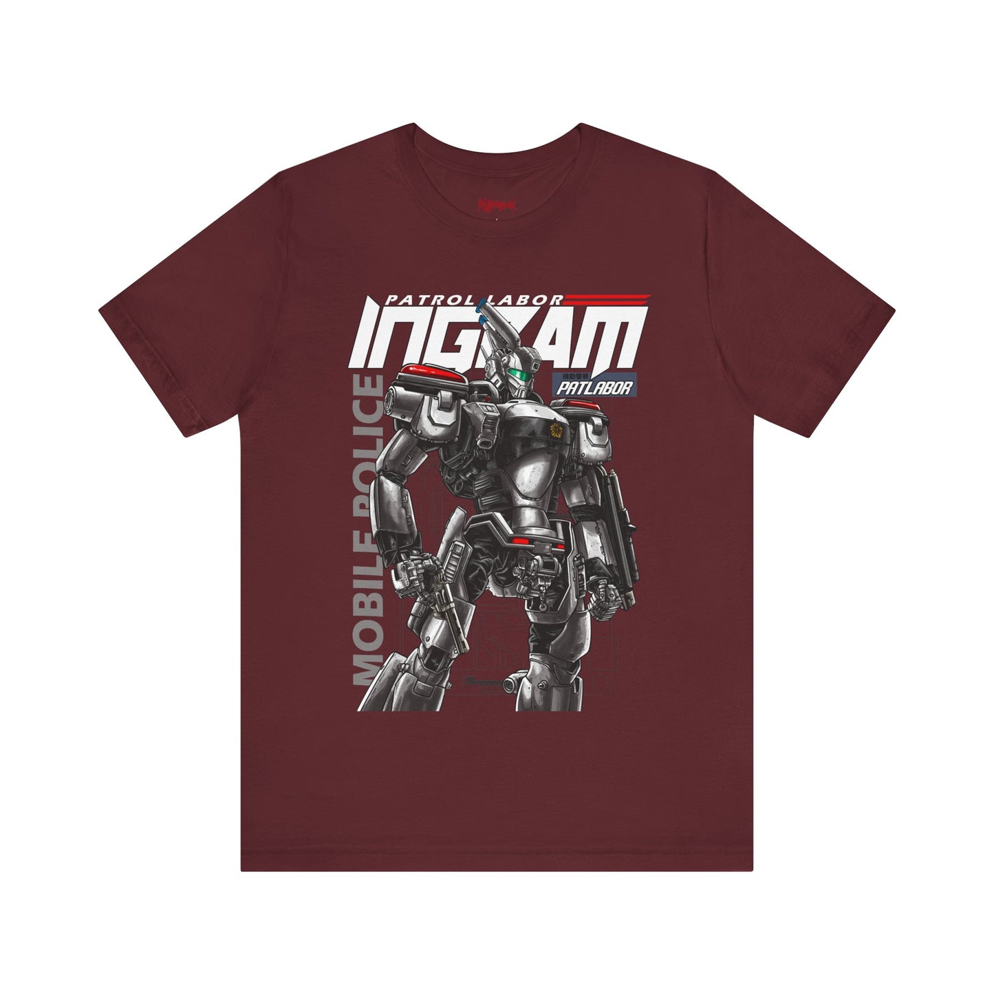 Gundam Mecha Robot anime Gunpla tshirt design boot by Katchmenaw collab with Princess Kimiko