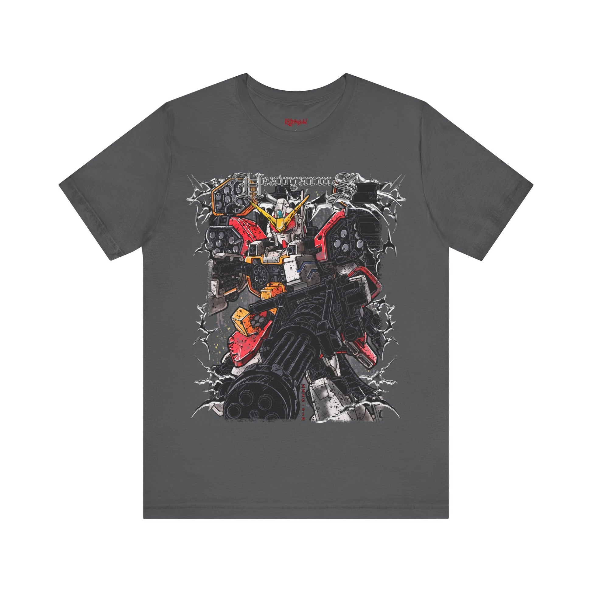 Gundam Mecha Robot anime Gunpla tshirt design boot by Katchmenaw collab with Princess Kimiko