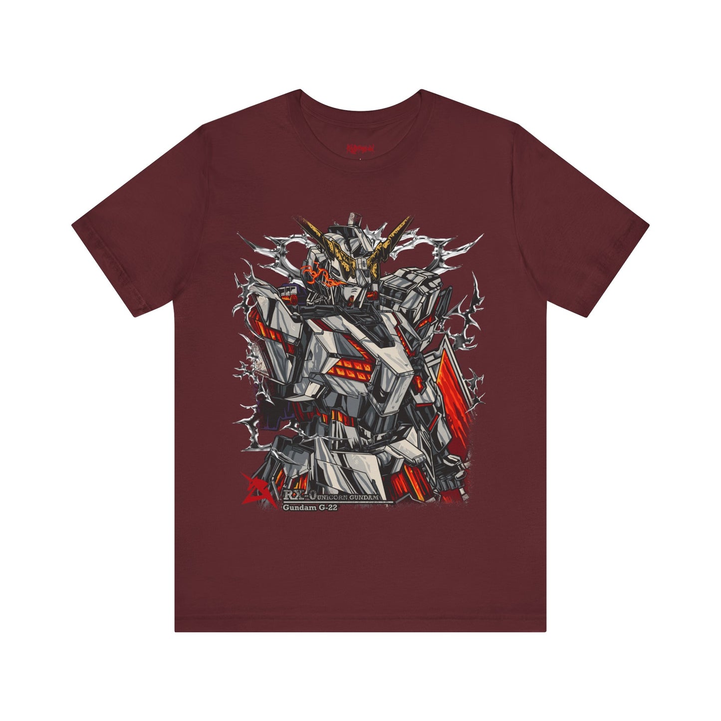 Gundam Mecha Robot anime Gunpla tshirt design boot by Katchmenaw collab with Princess Kimiko