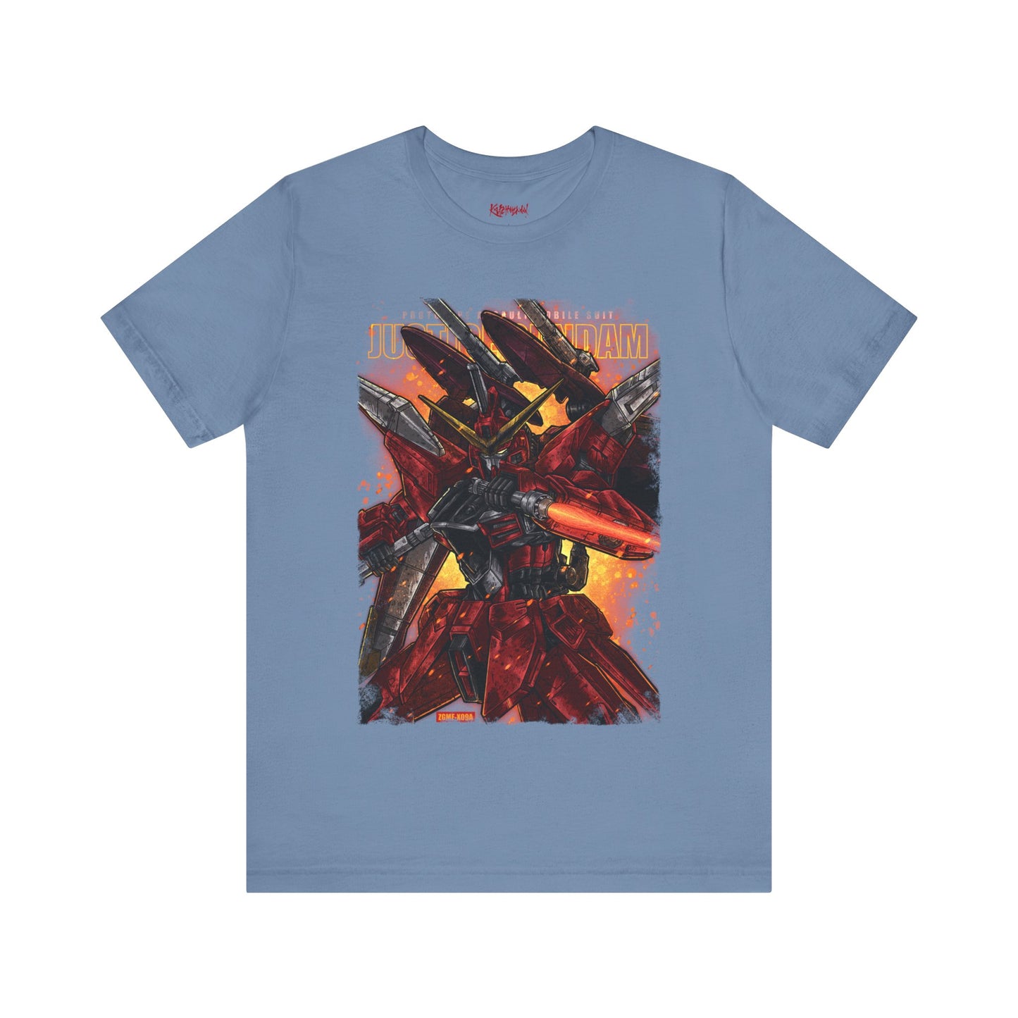 Gundam Mecha Robot anime Gunpla tshirt design boot by Katchmenaw collab with Princess Kimiko