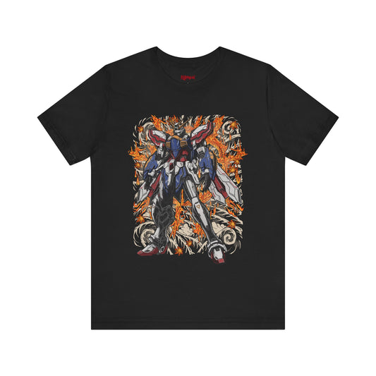 Gundam Mecha Robot anime Gunpla tshirt design boot by Katchmenaw collab with Princess Kimiko